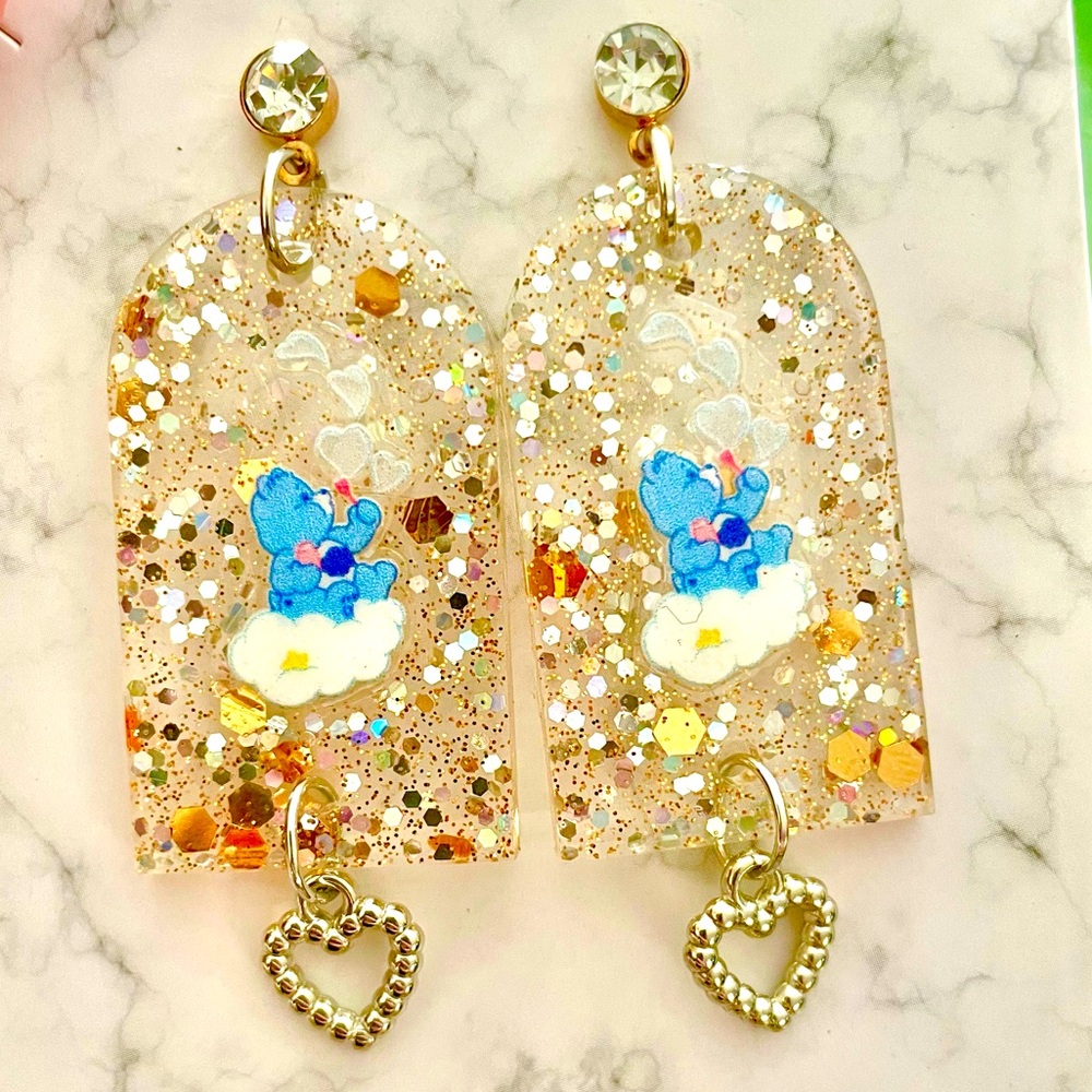 Care Bear Acrylic Earrings